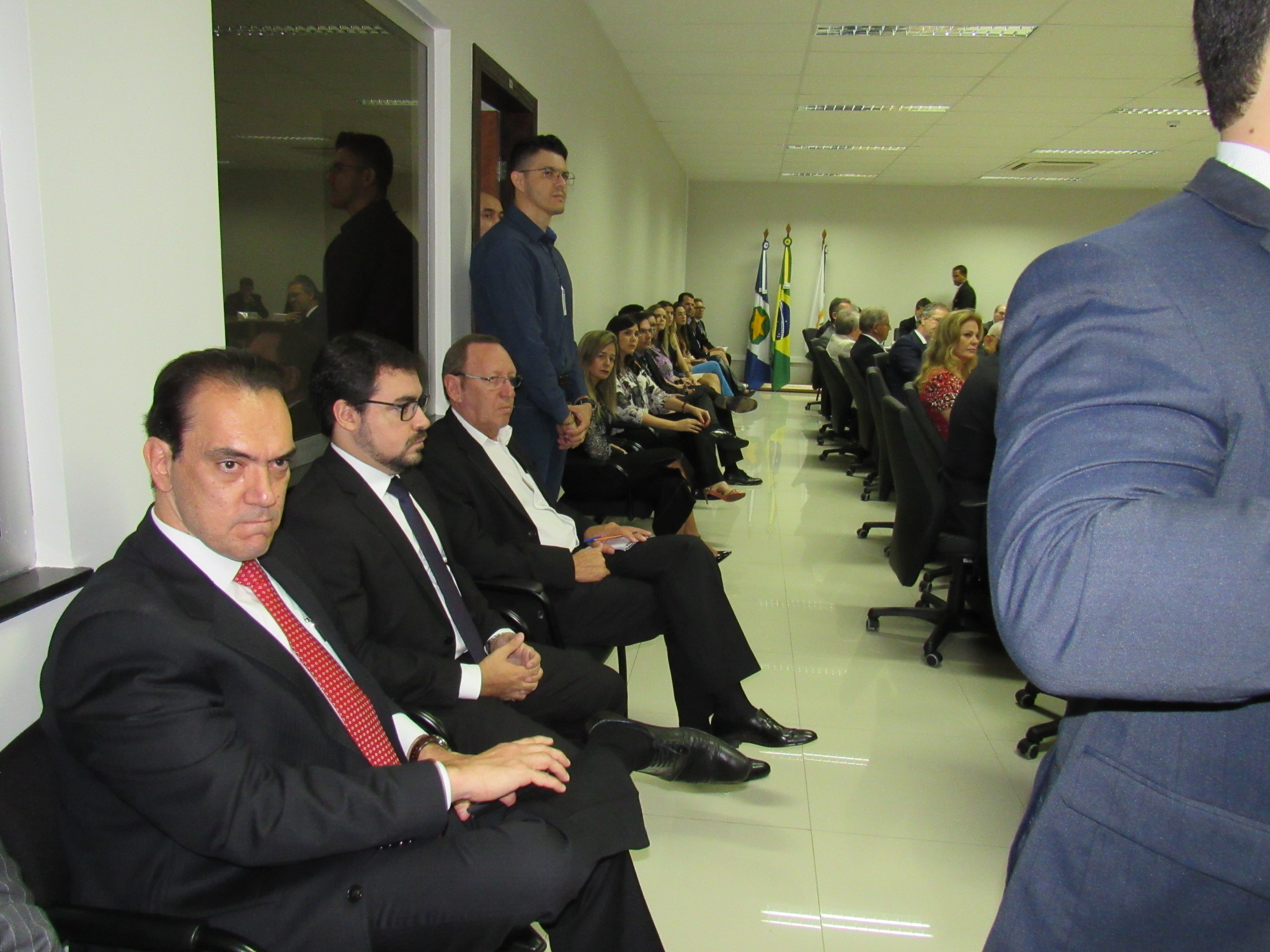 galeria/POSSE DOS PROMOTORES DE JUSTIÇA MARCELO FERRA DE CARVALHO, JORGE DA COSTA LANA E JOSÉ NOBERTO DE MEDEIROS JÚNIOR NO CARGO DE PROCURADOR DE JUSTIÇA - 05/10/2017